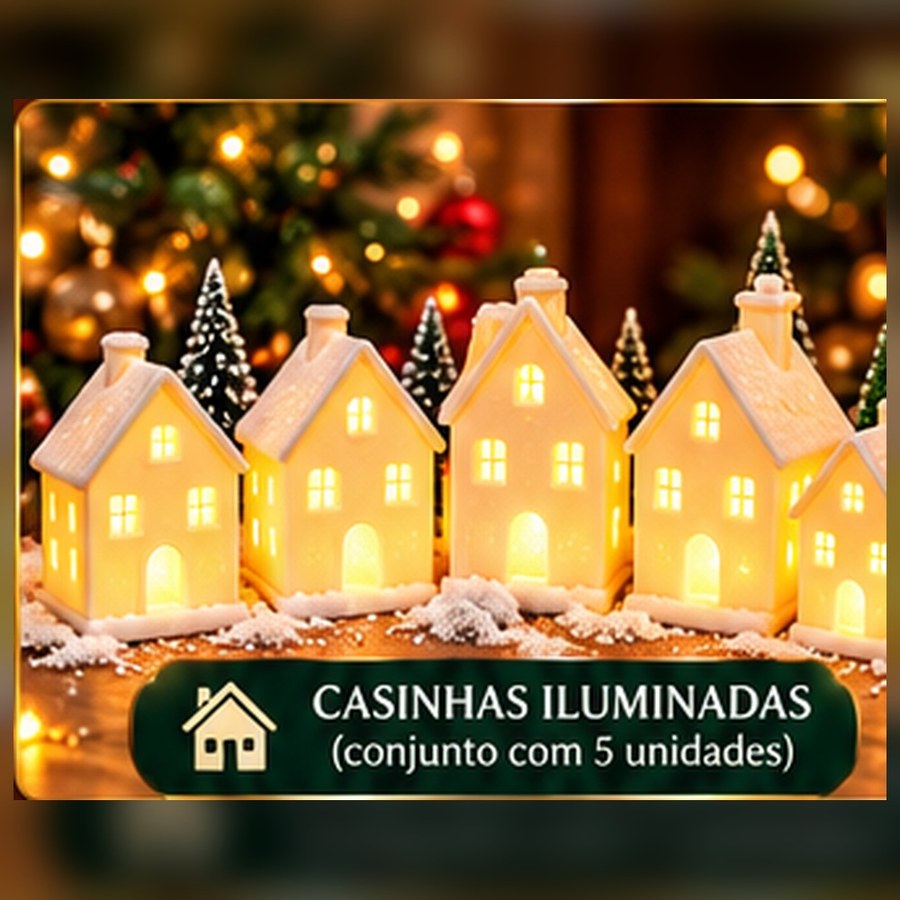 Casinhas iluminadas
