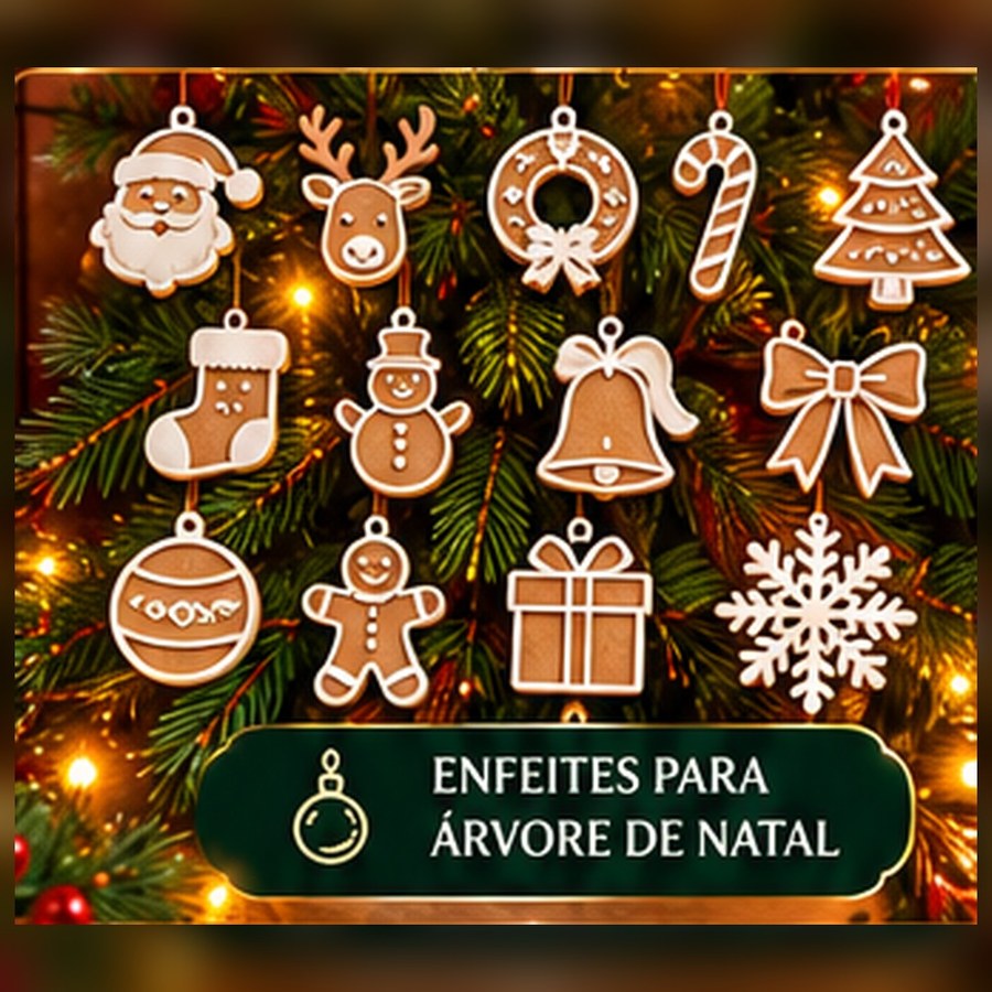 Enfeites de árvore de Natal