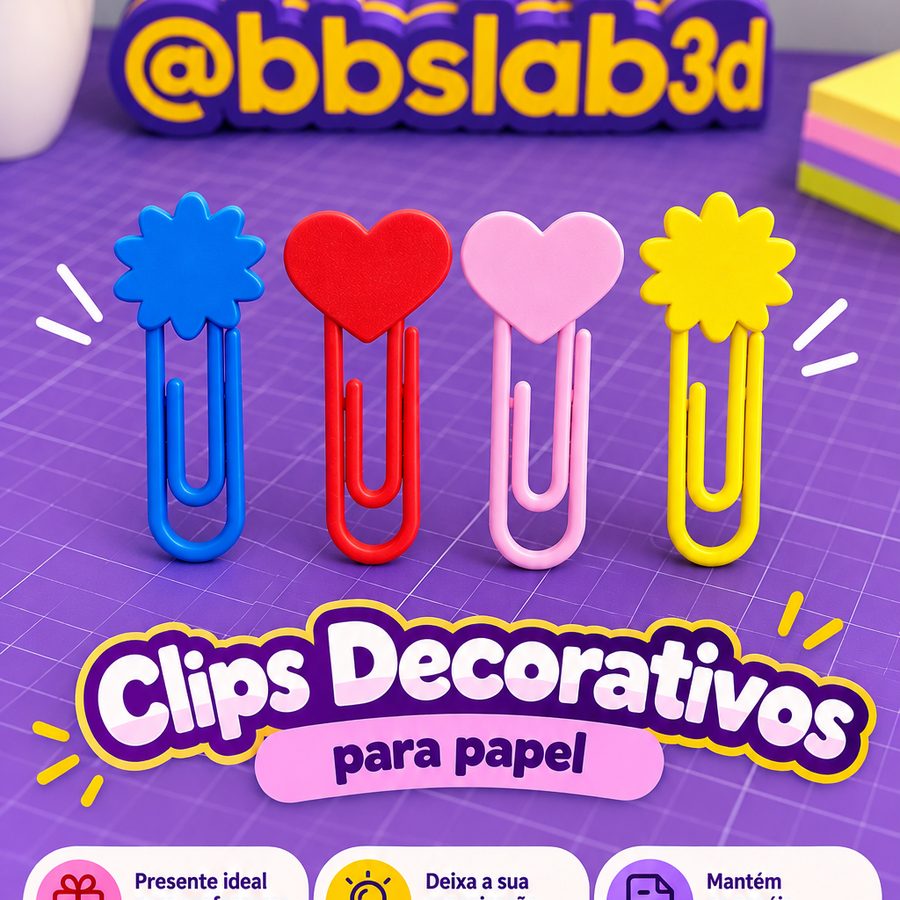 Clipes decorativos