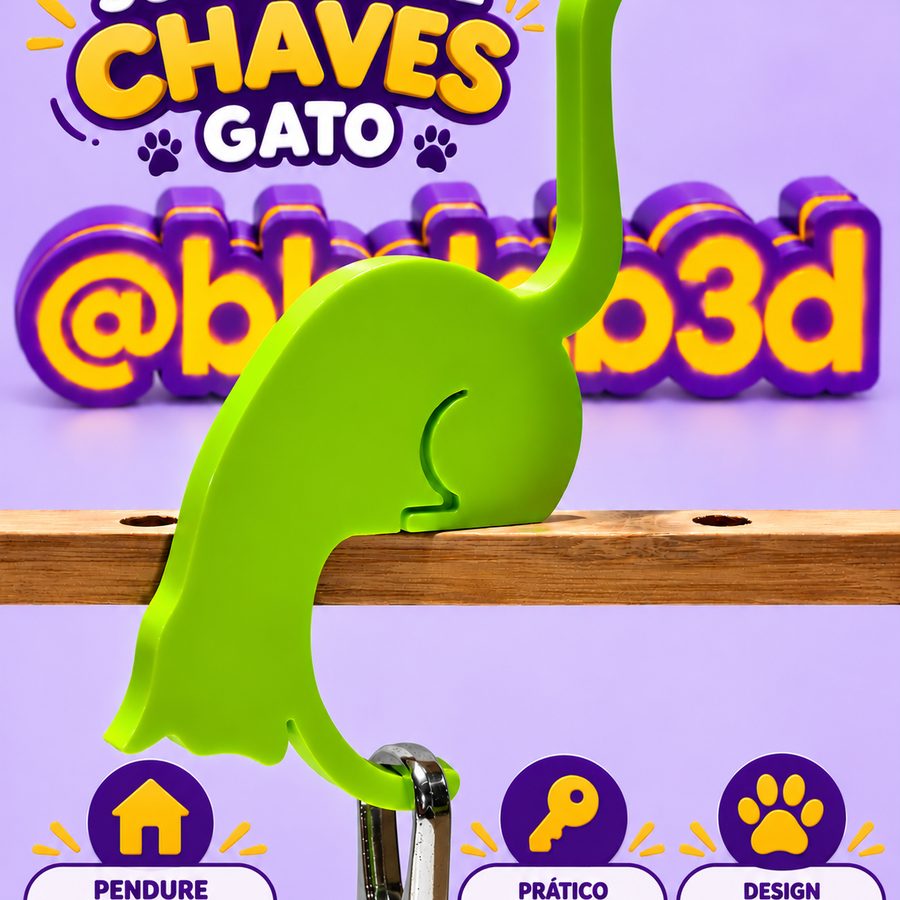 Suporte de chaves gato